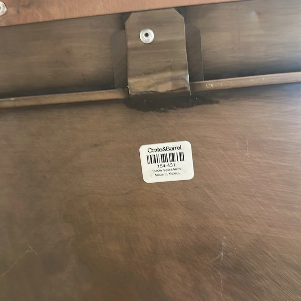 Stunning crate and barrel mirror